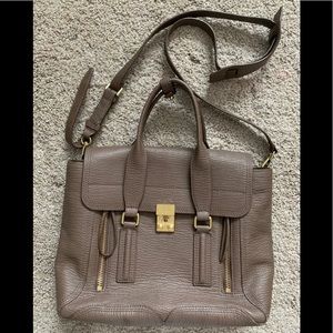 3.1 Philip Lim Medium Satchel in Taupe